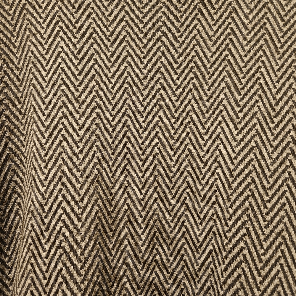 Chevron Patterned Long Coat - Picture 5 of 5